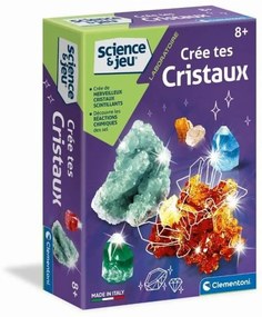 Jogo de Ciência Clementoni Creates Crystals Fluorescente
