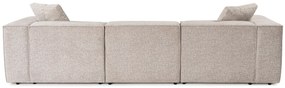 Sofá de 3 Lugares Lora – Mocha – 303x108x65 cm