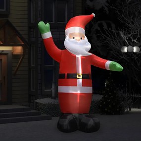 vidaXL Pai Natal insuflável com luzes LED IP44 3 m