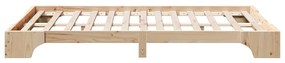 Cama 120x200 cm em Madeira de Pinho Maciça