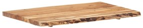 Tampo de mesa 100x(50-60)x3,8 cm madeira de acácia maciça