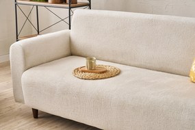 Conjunto de Sofás Noya – Creme – 3 Lugares: 220x87x70 cm, 1 Lugar: 95x