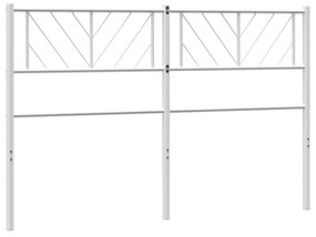 Cabeceira de cama 120 cm metal branco