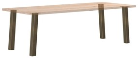 Pés de mesa de console 4 peças aço natural 72 cm aço