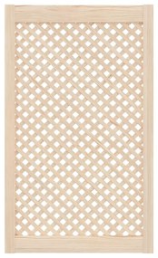 Portas de armário design treliça 2 pcs 59,5x99 cm pinho maciço