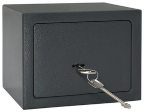 vidaXL Cofre mecânico 23x17x17 cm aço cinzento-escuro