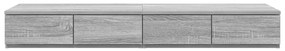 Gavetas para Cama vidaXL Cinza Sonoma 120x36,5x16,5 cm Madeira de Enge