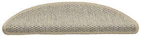 Tapetes escada adesivos aspeto sisal 30pcs 56x17x3cm
