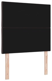 Cabeceira vidaXL Design de Blocos de Diamante Castanho Escuro 90 cm Te