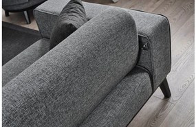 Sofá-cama de 3 Lugares Bali – Cinzento Claro – 222 cm x 92 cm x 74 cm
