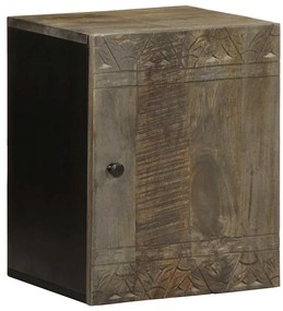 vidaXL Armário de parede p/ casa de banho 38x33x48 cm mangueira maciça