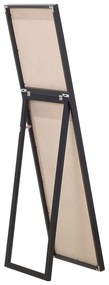 Espelho de pé com moldura preta 40 x 140 cm TORCY Beliani
