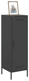 Aparador alto 36x39x113 cm aço preto