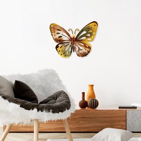 Acessório Decorativo de Parede Farfalla – Multicolor – 29 x 22 cm