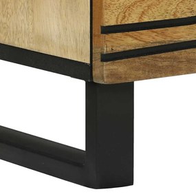 Highboard 60x33.5x100 cm Madeira Sólida de Manga