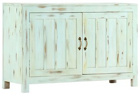 Aparador 110x35x70 cm madeira de mangueira maciça azul-claro