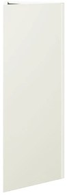 Vaso/floreira de jardim triangular 30x26x75 cm aço branco