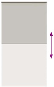 Rolo de Duche Estores com 140x240 cm Largura Tecido 136 cm
