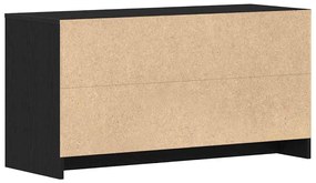 Armário de TV vidaXL Carvalho Preto 102x37,5x52,5 cm de Madeira de Eng