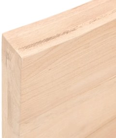 Prateleira de parede 40x60x(2-6) cm carvalho maciço não tratado