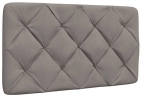 Estrutura de cama sem colchão 80x200 cm tecido cinzento