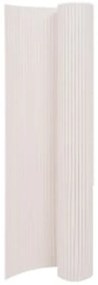Cerca de jardim dupla face 90x400 cm branco