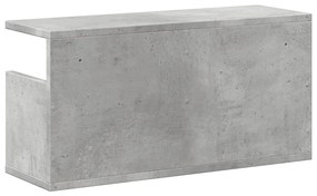Armário de parede 60x20x30 cm deriv. madeira cinzento cimento