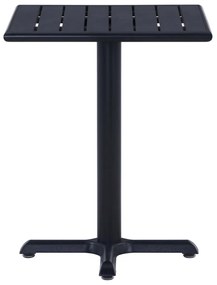 Mesa de jardim 60x60x75 cm preto