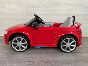 Carro elétrico para crianças AUDI TT RS 12V 2.4G Vermelho