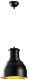 Candeeiro de Teto Berceste – Preto – 25 x 25 cm