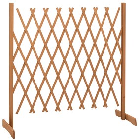 Vedação em treliça para jardim 180x100 cm abeto maciço laranja