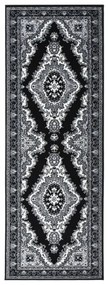 vidaXL Passadeira 60x150 cm polipropileno preto