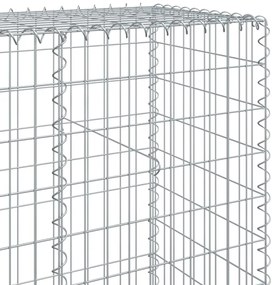 Cesto gabião com cobertura 1000x50x200 cm ferro galvanizado