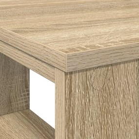 Mesa de Canto Carvalho Sonoma MDF Médio