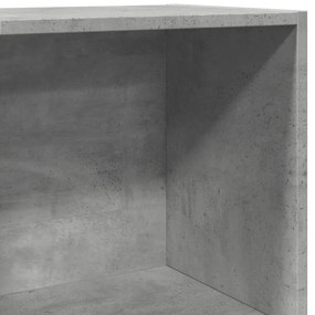 Estante 40x30x189 cm derivados de madeira cinzento cimento