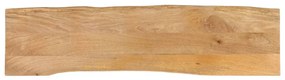 vidaXL Tampo de mesa c/ borda viva 180x40x2,5 cm mangueira maciça