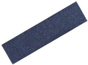 Tapetes escada adesivos retangulares 15 pcs 76x20cm cinza/azul