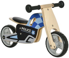 AIYAPLAY Bicicleta sem Pedais de Madeira para Crianças acima de 18 Meses Bicicleta de Equilíbrio Infantil 60x38x38cm Multicor