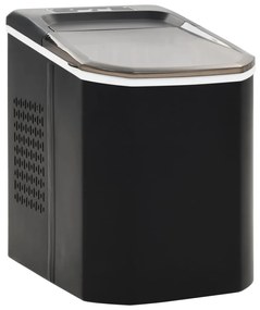 50756 vidaXL Máquina de fazer cubos de gelo 1,4 L 15 kg/24 h preto