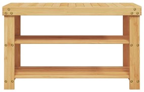 Sapateira com 3 prateleiras 70x27,5x45 cm bambu