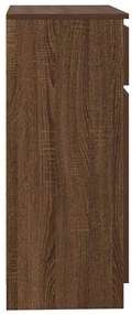 Aparador c/ gaveta 71x35x84cm deriv. madeira carvalho castanho