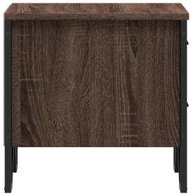 Mesa de cabeceira 2 pcs derivados de madeira carvalho castanho