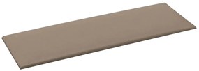 Painel parede 12pcs 90x30 cm couro artificial 3,24m² cappuccino