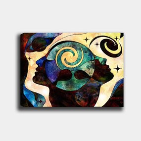 Pintura Decorativa em Tela 1005982012_70100 – Multicolor – 70 x 100 cm