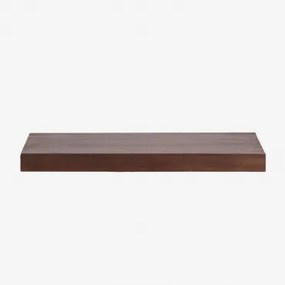 Conjunto De Móvel De Casa De Banho Suspenso Em Madeira De Teca Venetian Madeira De Teca Escura & Sem Lavatório & ↔︎ 80 Cm - Sklum