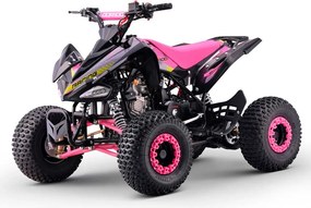 Mini moto 4 gasolina para crianças de 110 cc, automática, 4 tempos, com marcha-atrás e limitador de velocidade Dorado A110 R7 Rosa