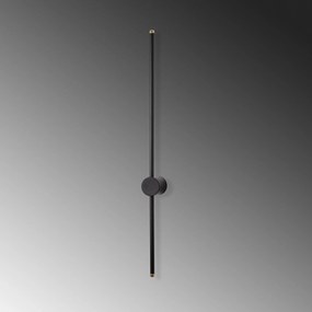 Candeeiro de Parede Sword - Preto - 91x10x7 cm