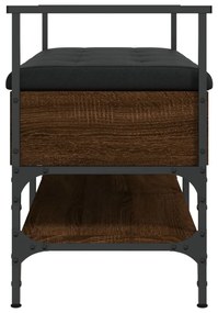 Banco sapateira 85,5x42x57,5cm deriv. madeira carvalho castanho