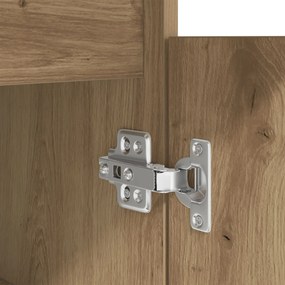 Mesa vidaXL Artisan Carvalho 140x49x76 cm Madeira de engenharia