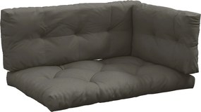Outsunny Conjunto de 3 almofadas de exterior para banco/sofá 1 almofada de assento 1 almofada de encosto e 1 almofada lateral | Aosom Portugal